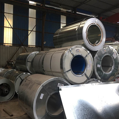 Astm Jis galvanizó la bobina de acero 0.8m m que SGCH cubren con cinc caliente revestido sumergido
