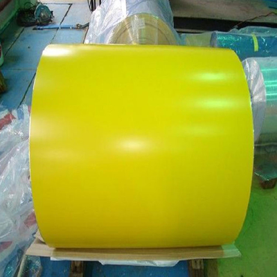 las bobinas de acero de 0.6m m Ppgi colorean la capa revestida de 10micron PE