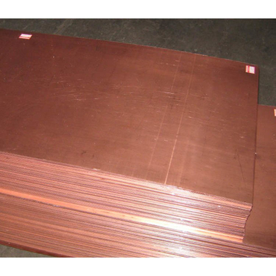 99,99 la placa de metal de cobre de bronce pura 500m m de la hoja modificó para requisitos particulares