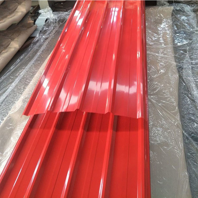 El color cubrió la placa de techumbre acanalada del hierro galvanizado de la hoja de acero 1200m m