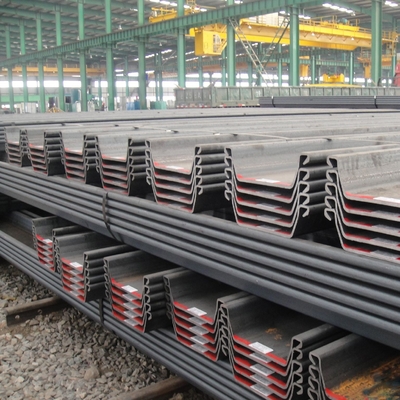 Tablestaca de acero en forma de U galvanizada S430 EN10248 formado en frío