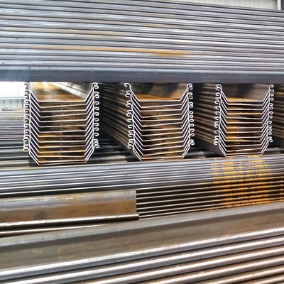Tablestaca de acero en forma de U galvanizada S430 EN10248 formado en frío