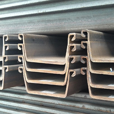Tablestaca de acero en forma de U galvanizada S430 EN10248 formado en frío