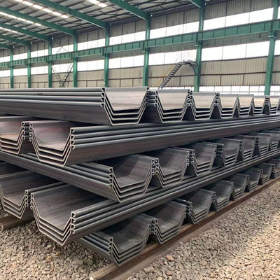 la pila estampada en frío U de la viruta de hoja de acero del 12m forma para la construcción