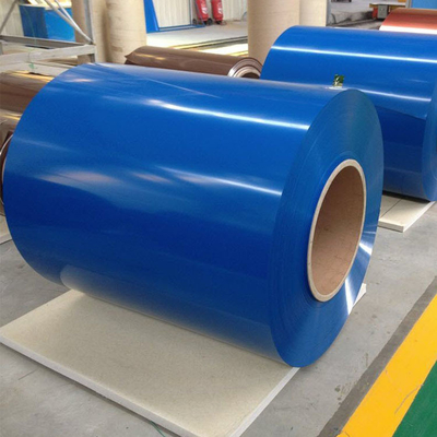 Galvanizado de acero cubierto primero galvanizado de la bobina 30 - 275g/M2 de fuerza de producción 195 - 420MPa