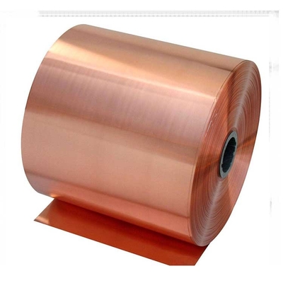 Bobina de perforación de hoja de cobre brillante 1000 mm - Tolerancia de ± 0.02 mm de ancho de 3000 mm