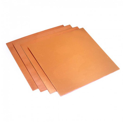 bobina laminada en caliente de cobre de la hoja de 1000m m - de 3000m m grueso de 0.1m m - de 200m m