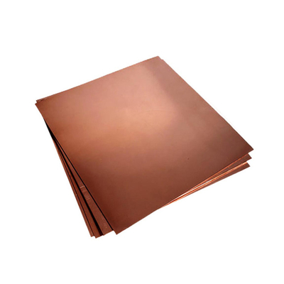bobina laminada en caliente de cobre de la hoja de 1000m m - de 3000m m grueso de 0.1m m - de 200m m
