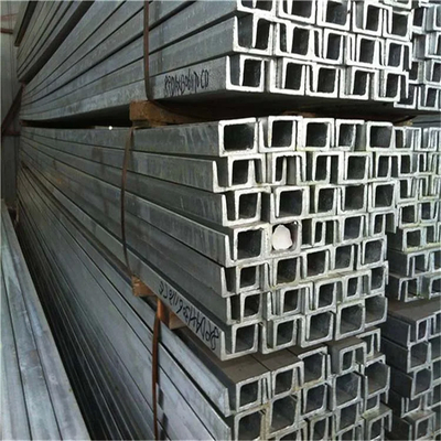 Profile U de acero inoxidable pulido AISI para un soporte estructural fuerte