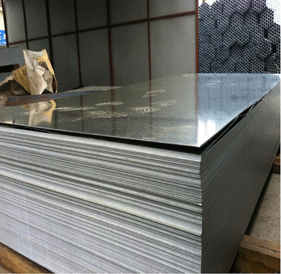 DX51D G90 galvanizó la hoja, Z275 cubre con cinc grueso revestido de la hoja 6m m del soldado enrollado en el ejército