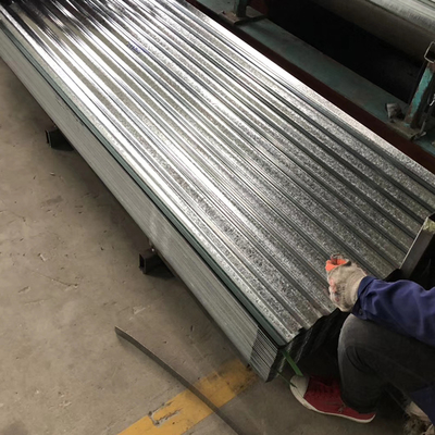 Cubra con cinc la techumbre del acero de Sgcc cubre 0.22m m que el indicador galvanizó acanalado