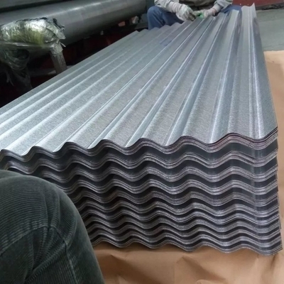 0.8m m galvanizaron el tipo acanalado de la placa del indicador de la hoja que cubría 24