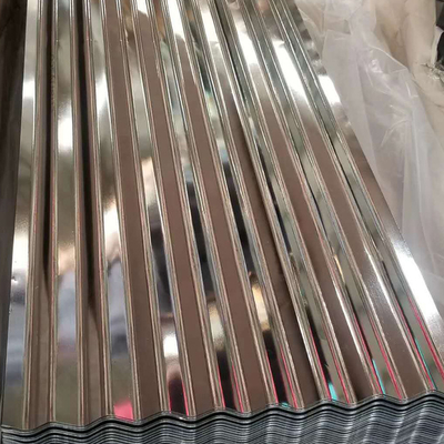 La techumbre acanalada del acero del metal cubre el cinc galvanizado hierro de 1.2M M