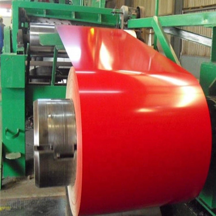 El color prepintado cubrió la bobina de acero de PPGL laminó la teja de tejado acanalada del metal