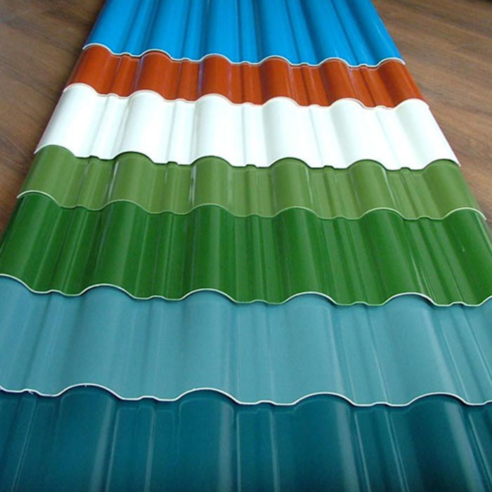 Ppgi acanaló el color galvanizado 800m m de acero del cinc de la hoja que cubría cubierto