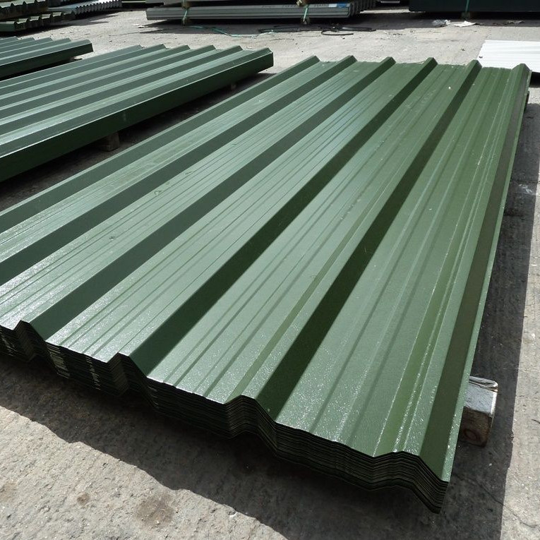 El color de acero galvanizado de las hojas DX51D de la techumbre del estruendo acanaló el metal el 12m