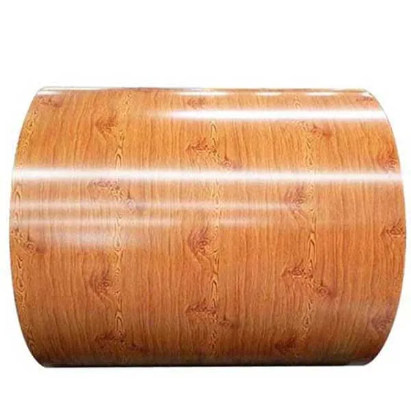 30-275 g/m2 Capa de zinc PPGL bobina de acero con superficie de color RAL y peso de bobina de 3-8 MT